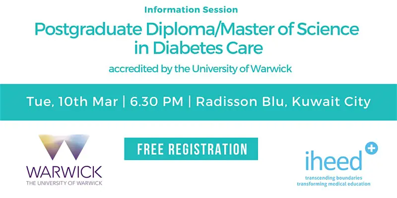Pg Diploma Diabetes: Warwick University- Info session